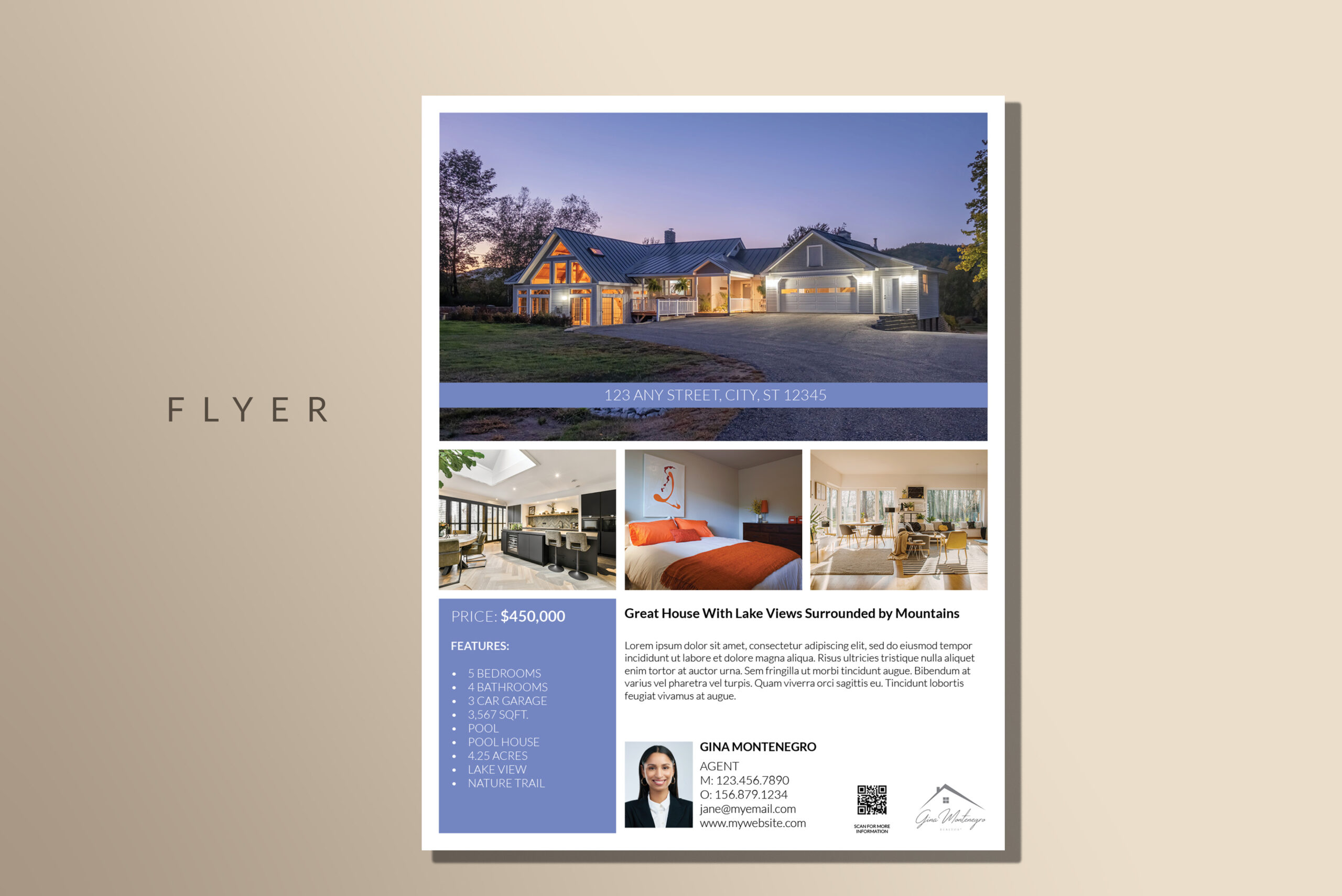 Contemporary Real Estate Flyer