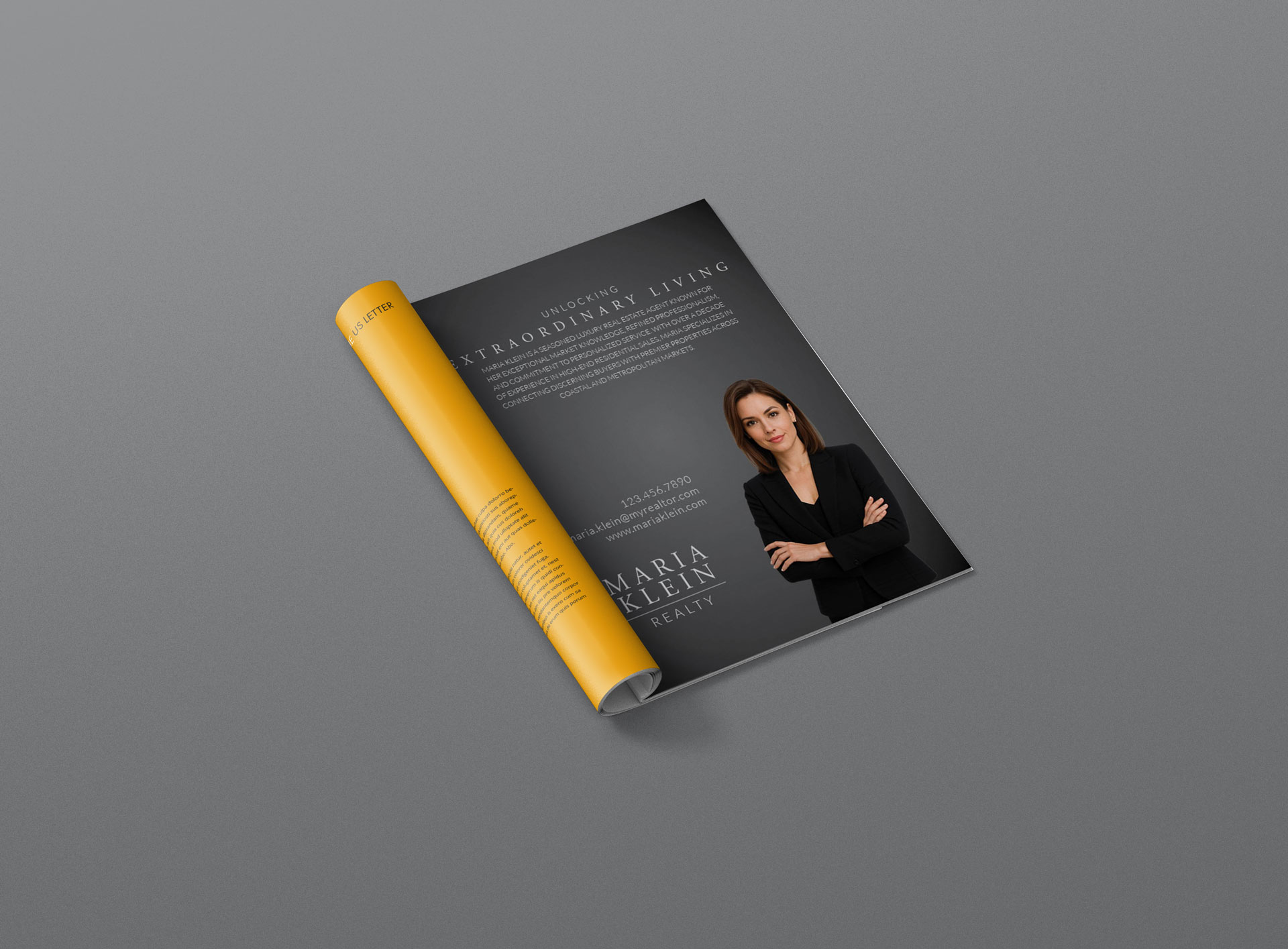 Single Page Brand awareness magazine ad